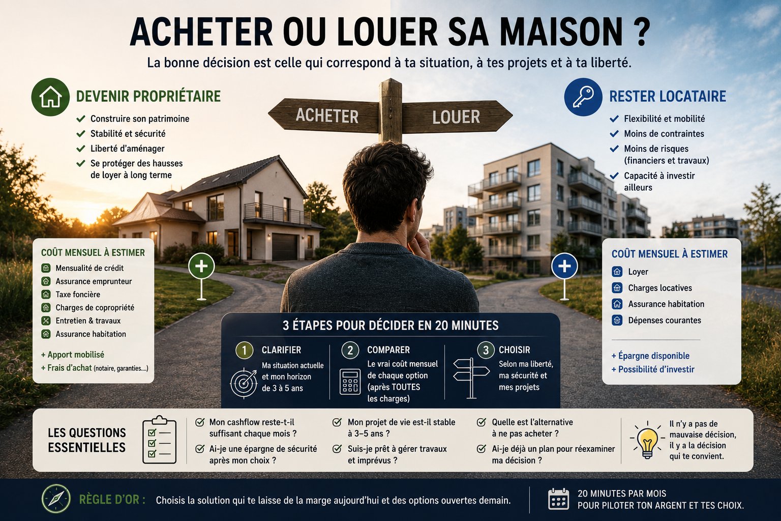 Acheter ou louer sa maison : décider avec tes propres chiffres