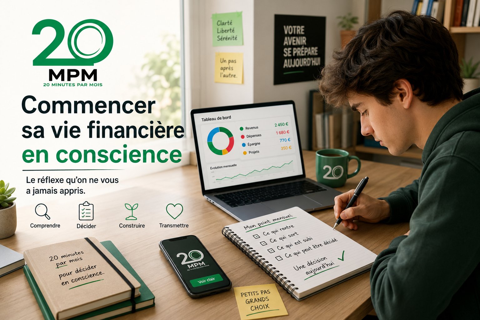 Commencer sa vie financière en conscience : le réflexe qu'on ne vous a jamais appris
